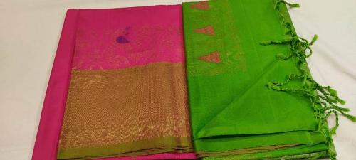 SOFT SILK SAREE WITH BLOUSE